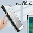 thumbnail image 4 of JETech Case for iPad Pro 10.5-Inch and iPad Air 3 (10.5-Inch 2019, 3rd Generation) with Pencil Holder, Clear Transparent Back Shell Slim Stand Shockproof Tablet Cover (Black), 4 of 7