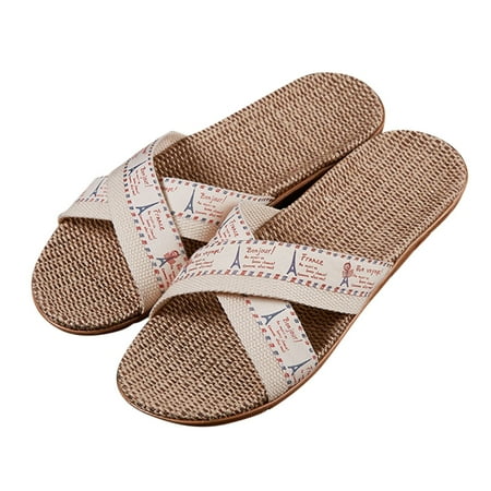 

christmas slippers for fashion ladies women breathable bohemia beach slip on shoes flats casual sandals