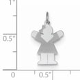 thumbnail image 2 of Sterling Silver Rhodium-plated Love Kid Charm XK1213SS, 2 of 2