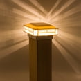 thumbnail image 4 of GreenLighting 1 Pack Modern Low Voltage Powered 120 Lumen LED Post Cap Light for 4x4 or 5x5 Posts (White), 4 of 6