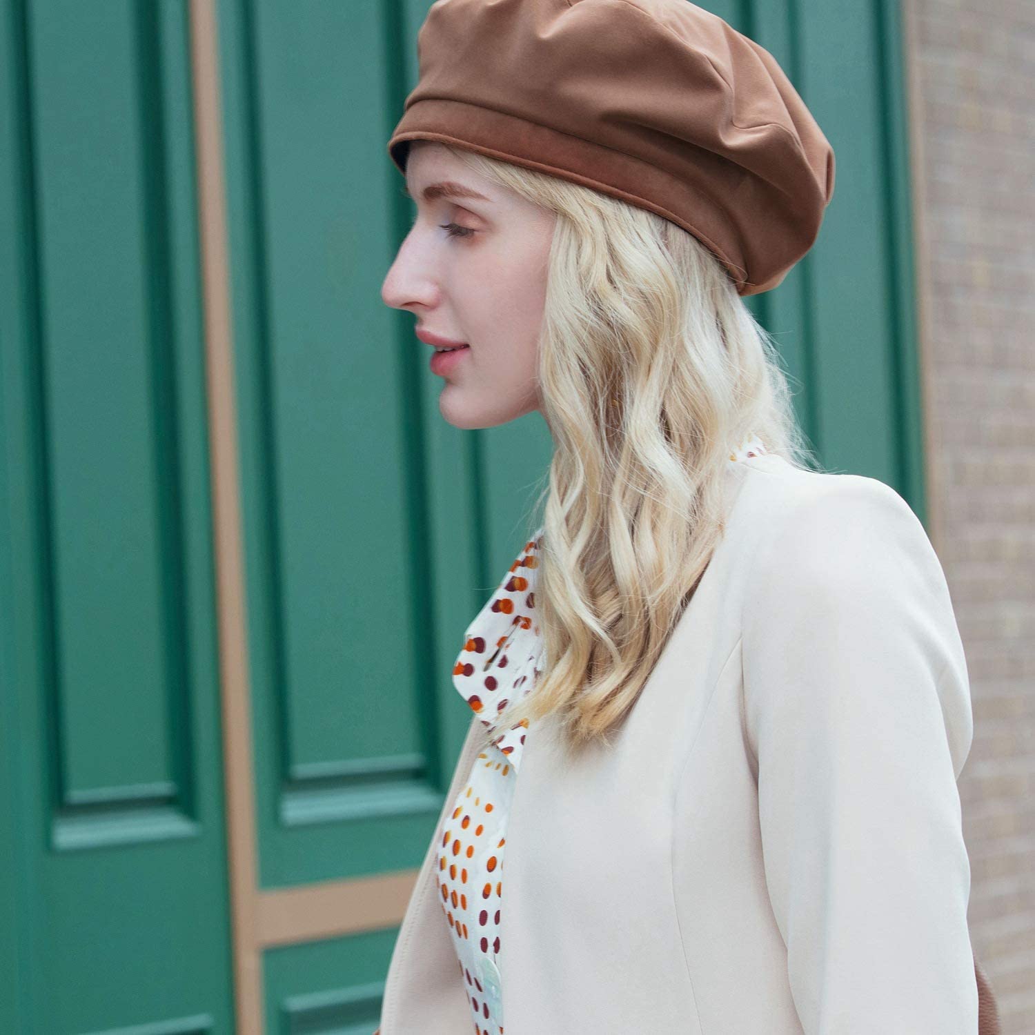 Winter Cashmere Beret Women Hat Caps 