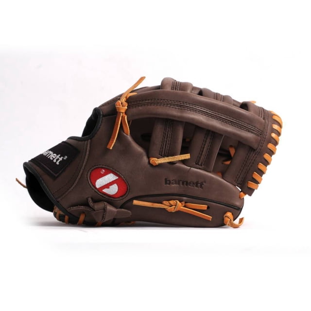 GL-130 Gant de baseball de Compétition pour Terrain Extérieur, Cuir, 13 Pieds', Brun