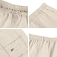 thumbnail image 6 of Cargo Shorts for Men Knee Length Elastic Waist Athletic Shorts with Pockets Summer Casual Outdoor Hiking Short, XL, 6 of 7