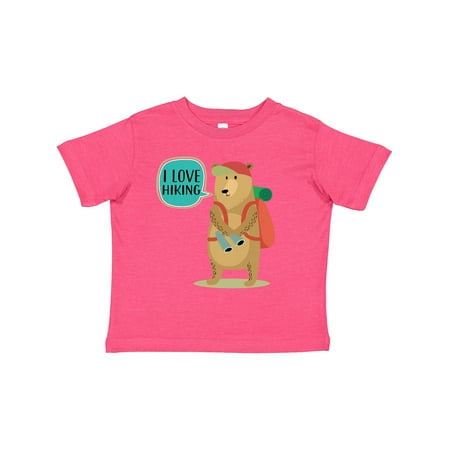

Inktastic Hiker Backpacking I Love Hiking Gift Toddler Boy or Toddler Girl T-Shirt