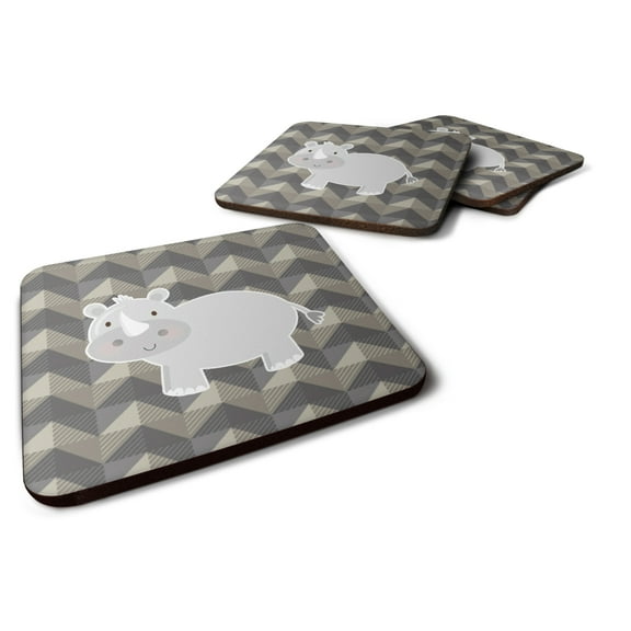 Rhinoceros Foam Coaster Set of 4