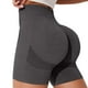 thumbnail image 1 of Pantalones cortos de yoga de cintura alta para mujer, entrepierna de 11,4 cm, pantalones cortos de ciclismo sin costuras con tejido elástico en cuatro direcciones, tallas S-XL, 1 of 5