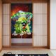 thumbnail image 2 of Cortina para puerta con estampado de Marvin el marciano, cortina opaca para ventana, cortina divisoria para habitación, tapiz para decoración del hogar, 34" de ancho x 56" de largo, 2 of 7
