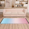 thumbnail image 2 of Yayeee Runner Rug for Bedroom 2'x6' Machine Washable Hallway Non Slip Mat, Light Pink Gradient, 2 of 8
