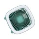 thumbnail image 5 of Injueey mini ventilador de refrigeración por aire 360 ° velocidad de rotación enfriador luz de noche LED humidificador acondicionador Verde 2Conjunto, 5 of 6