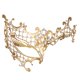 thumbnail image 5 of Máscara de mascarada, máscara de media cara, accesorios de cosplay para mujeres y niñas, accesorios de disfraz para oro, 5 of 9