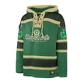 thumbnail image 2 of Men's '47  Kelly Green Toronto Maple Leafs St. Patrick's Day McLucky Superior Lacer Pullover Hoodie, 2 of 3