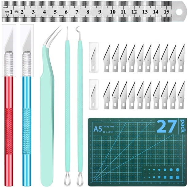 Set de Herramientas para Deshierbar JTIEO de 27 Piezas Kit de Manualidades en Vinilo