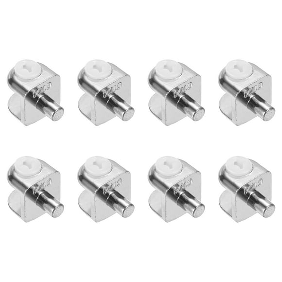 Pernos de soporte para estantes de vidrio Uxcell, paquete de 8, abrazaderas de vidrio ajustables para vidrio templado de 4-8 mm
