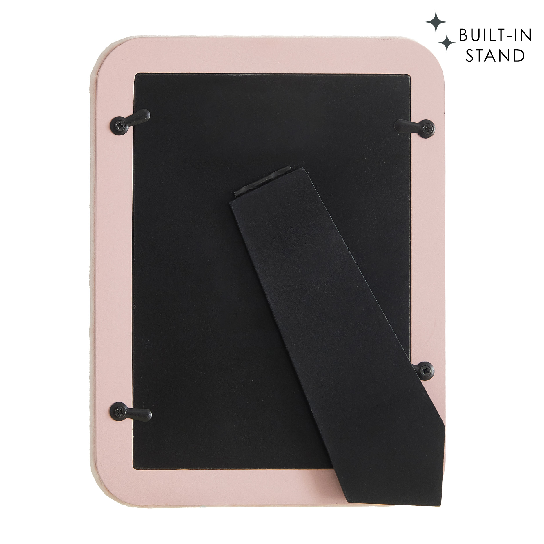 StyleHouse Velvet Picture Frame 2-Pack, Blush Pink, 5" x 7"