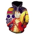 thumbnail image 1 of One Piece Anime 3D Printed Zipper Cardigan Hoodie Jacket, 1 of 3