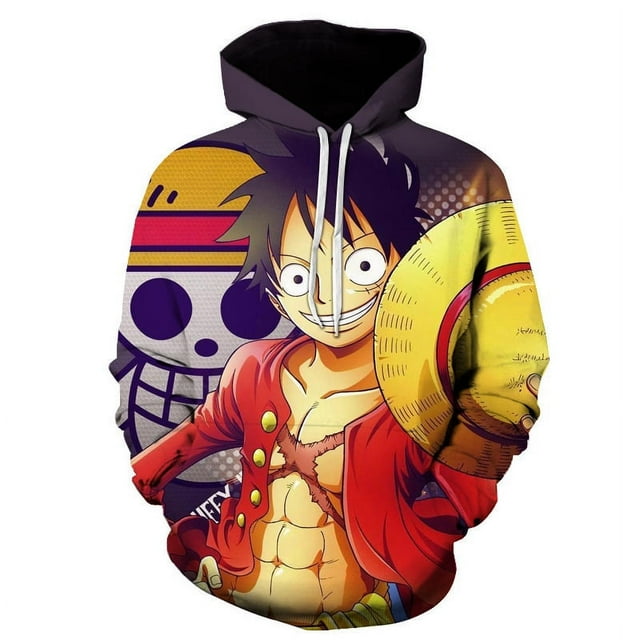 One Piece Anime 3D Printed Zipper Cardigan Hoodie Jacket
