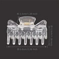 thumbnail image 2 of 6pcs Long Clear Mini Hairpin Hair Clip Clamp Barrette DIY Accessories for Women and Girls, 2 of 5