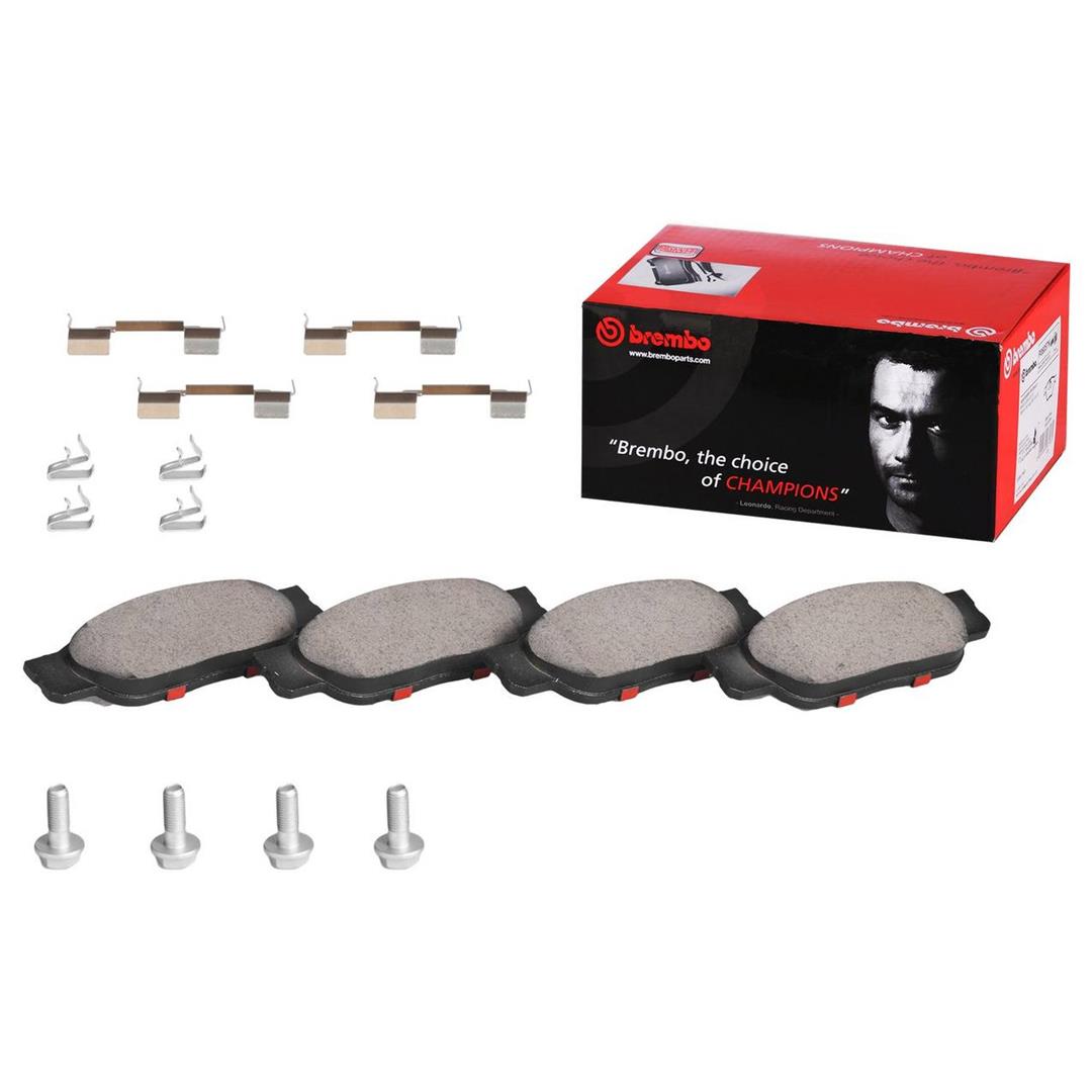 Brembo P34005N NAO BRAKE PADS Fits select: 2004-2008 CHEVROLET COLORADO, 2004-2008 GMC CANYON