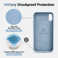 thumbnail image 5 of for iPhone XR Case,Upgraded Liquid Silicone with [Soft Anti-Scratch Microfiber Lining] Drop Protection Phone Case 6.1 inch - Mystery Blue, 5 of 13