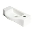 thumbnail image 7 of ALFI brand ABC114 White 18" Small Wall Mounted Ceramic Sink with Faucet Hole, 7 of 7