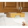 thumbnail image 3 of Paper Plate Dispenser for 8.5 inches Plates, Dingrich Wood Paper Plate Dispenser Under Cabinet, Kitchen Counter Vertical Paper Plate Holder (10.43 x 9.45 x 2.56 in), 3 of 8