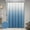 Blue Grey, variant on Textured Slubbed Fabric Bath Shower Curtain, Polyester Shower Curtains for Bathroom, Waterproof Shower Curtain Liner with 12 Hooks,Machine Washable (72 x 72 inch, Wine Red)