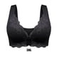 thumbnail image 4 of Minnieouse Cierre frontal Beauty Back Cómodo moldeador Push Up Seamless Beauty Back Sports Bra, Womens Casual Comfort Lace Ropa interior Negro 3XL, 4 of 6