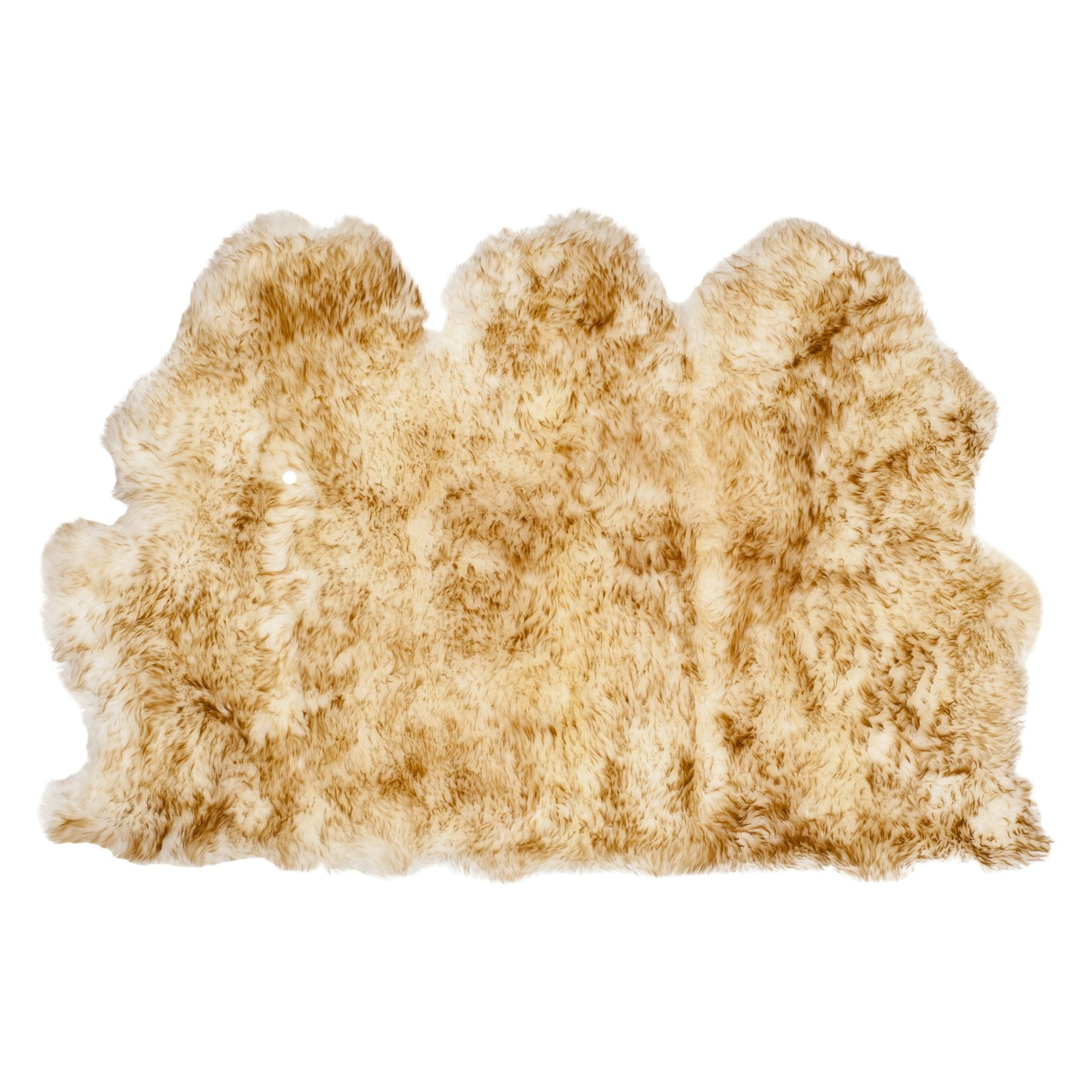 SAFAVIEH Sheep Skin Tiana Sheep Skin Runner Rug, Off White/Coco Brown ...