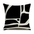 thumbnail image 5 of SDMNSG-T 18" x 18" Black Double-Sided 3D Printed Decorative Pillow Cover, 5 of 5
