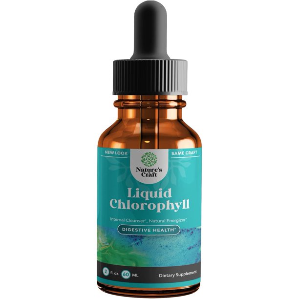 Liquid Chlorophyll Drops 2oz Natural Liquid Chlorophyll Mint Flavor
