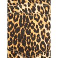 thumbnail image 6 of White Mark Women's Plus Size Leopard Print Denim Jeans, 6 of 6