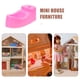 thumbnail image 4 of Mini asiento de inodoro de juguete, casa pequeña, muebles en miniatura, modelo de accesorios de inodoro de plástico, 8 Uds., 4 of 5