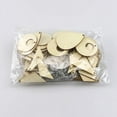 thumbnail image 4 of 60Pcs Unfinished Wood Blank Earrings with Holes and Earrings Hooks for DIY Jewelry Making, 4 of 6