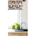 thumbnail image 3 of Ambesonne Watercolor Window Valance, Calla Chinese Hibiscus, 42" x 18", Multicolor, 3 of 3