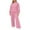29#Pink, variant on Womens 2 Piece Outfits 2024 Sweatsuit Set Track Suits Oversized Hoodie Sweatshirts Wide Leg Sweatpants with Pockets Beige XL