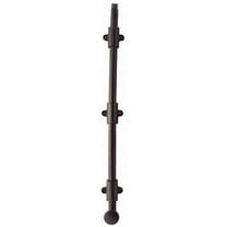 18 in. Surface Bolt with 3 Strikes, Oil Rubbed Bronze