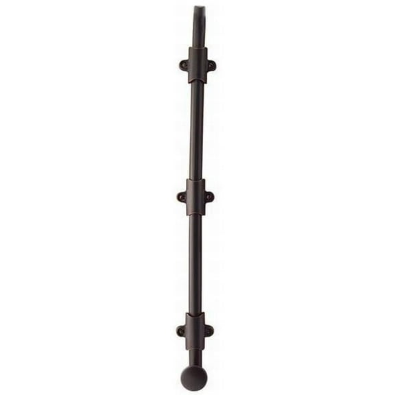 18 in. Surface Bolt with 3 Strikes, Oil Rubbed Bronze
