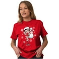 thumbnail image 3 of Cute Betty Boop Christmas Holiday Women's Graphic T Shirt Tees Brisco Brands X, 3 of 6