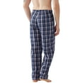 thumbnail image 4 of Onimisc Men's 100% Cotton Pajama Pants Lightweight Pjs Bottoms Sleepwear Bottom Pants with Pocket Drawstring,1 Pack, 4 of 8