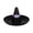 A002- Black, variant on 14 X 9 Inch Halloween Candy Dish Witch Hat Shaped Purple Halloween Decor Plastic Serving Tray for Halloween Party Table Display Halloween Party Supplies 1 Piece
