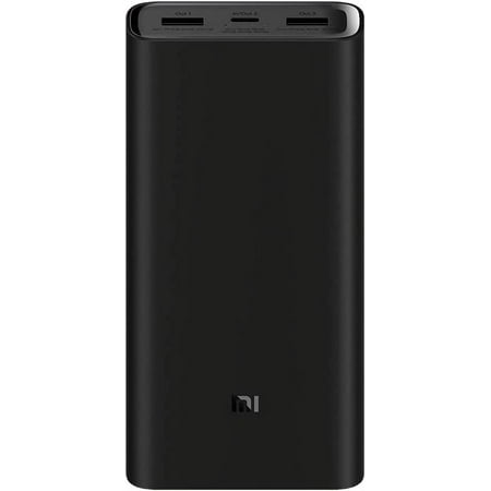 Xiaomi MI 50W Power Bank 2000: 20000mah, USB-C Input/Output Plus 2 USB-A Output, Can Charge 3 Devices Simultaneously, Max Output 50W