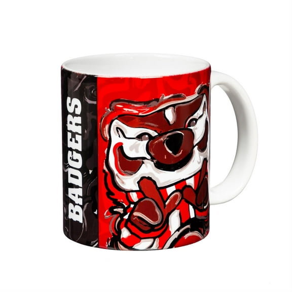 Evergreen Wisconsin Mascot, 11oz Mug Justin Patten, 3.25'' x 5 '' x 3.75'' inches