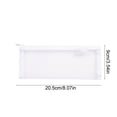thumbnail image 3 of Estuche de malla transparente para lápices | Bolsa de nailon transparente para bolígrafos para estudiantes | Organizador de papelería ligero con cremallera para la escuela, la oficina y los viajes, 3 of 6