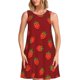 thumbnail image 1 of Balery Strawberry Vestidos de verano para mujer con estampado: vestido holgado sin mangas, vestido playero informal y cómodo para días calurosos., 1 of 7