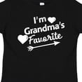 thumbnail image 4 of Inktastic I'm Grandma's Favorite with Arrow and Hearts Boys or Girls Toddler T-Shirt, 4 of 5