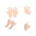 thumbnail image 6 of EHJRE Silicone Gloves and Socks for Women ,SPA Lightweight, Practical for Hands Feet Care, Hands Care Heels Care for Winter Color, 6 of 8