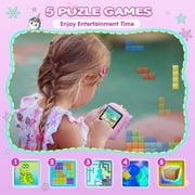 CAMCLID Kids Camera Instant Print, 2.4’‘ Instant Digital Camera with 32G Card & Print Paper, Birthday Gifts for Boys Girls Age 3-12(Purple)