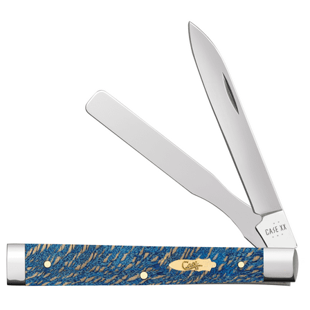 Case Knives Blue Sycamore Wood Baby Doc