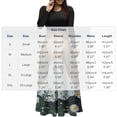 thumbnail image 3 of LEKWK Halloween Dresses for Women Graphic Print Long Sleeve Maxi Dress Crewneck Vintage Funny Holiday Party Cosplay Medieval Dress, 3 of 6