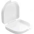 thumbnail image 1 of Retainer Case With Ventilation Holes Orthodontic Dental Retainer Box Denture Storage Box (White), 1 of 6